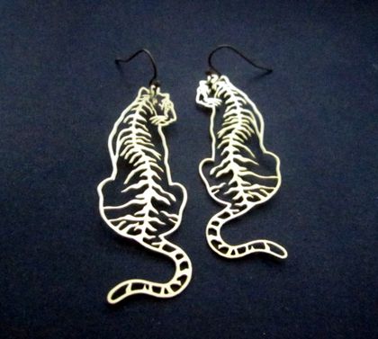 Year of the tiger earrings