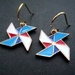 Sale - Pinwheel earrings
