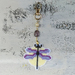 Novelty Cross Stitch Key Chain Dragonfly