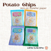 Felt Potato Chips -no.30 - PDF pattern