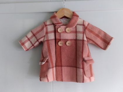 NZ Vintage Wool Blanket Coat (size:1)