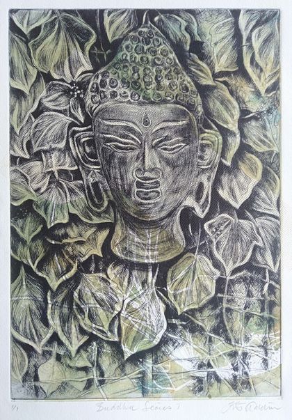 Buddha Series - Original Monoprints and Drypoint Etchings