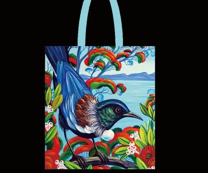 Tui Bird Tote Bag, NZ artist Irina Velman