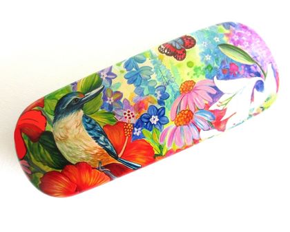 Glasses Case with matching Lens Cloth Kingfisher