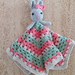 Bunny Lovey crochet comforter blanket