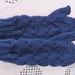Navy pure wool handknitted fingerless gloves