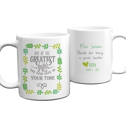 Teacher Greatest Gift Personalised Mug