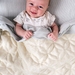 Sojourn: SevenTreasures Handwoven New Zealand wool baby blanket for cot