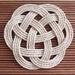 Danish Paper Cord Knot Trivet