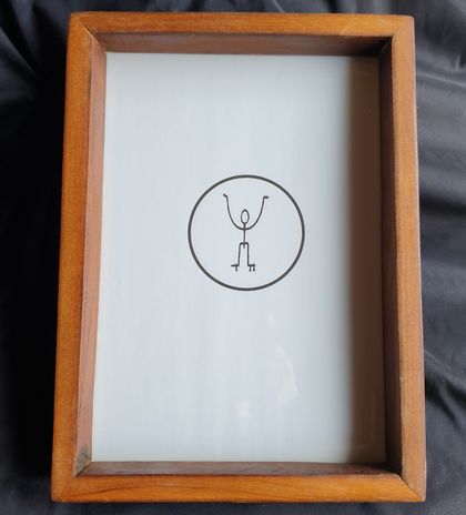 A4 Box Frame in Native Matai