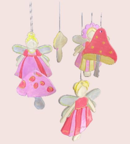 Paint Your Own Fairy Mobile