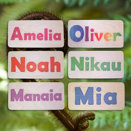 Personalized Wooden Name Puzzle | Up to 6 letters
