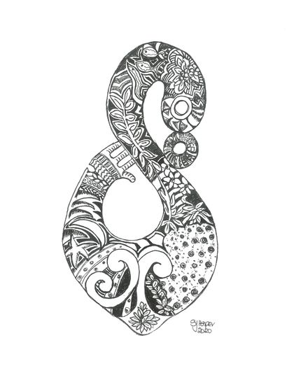 Manaia NZ Ink Art