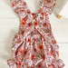 Baby Overalls Garden Flowers Size 6-9mths