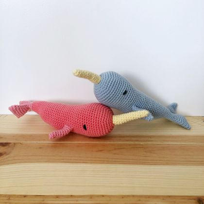 Narwhal Crochet Toy