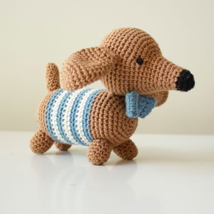 Dachshund Sausage Dog Crochet Toy