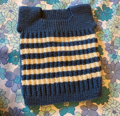 Hand Knitted Baby Singlet 