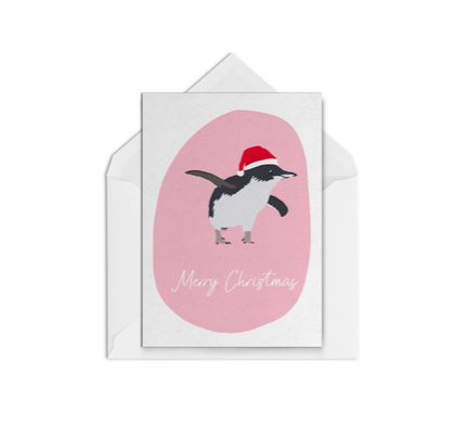 Christmas Cards - Christmas Penguin - Free Shipping