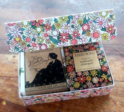 Rosemary Shampoo and Soap Gift Box - Rose