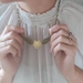Necklace - Winged Heart of Brass.