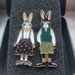 Badge Set - Mr & Mrs Bunny