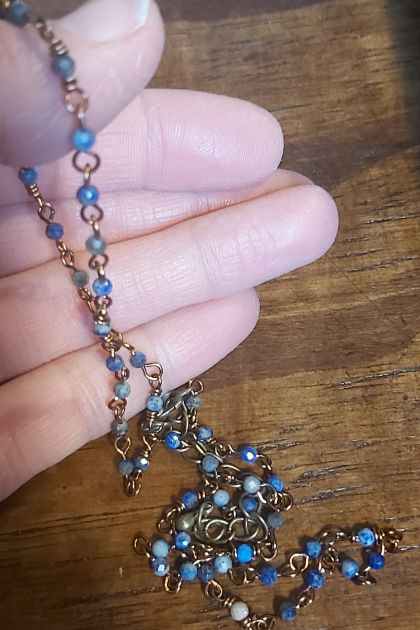 Necklace Lapis  Lazuli 