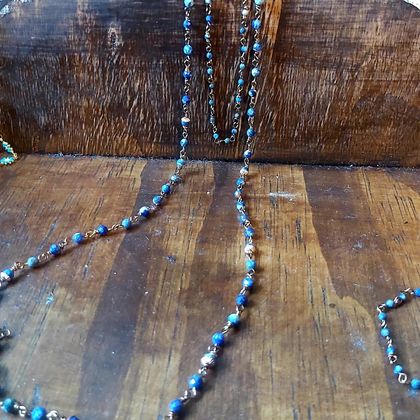 Necklace - Lapis Lazuli- Long