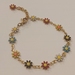 Bracelet - Multi-coloured Daisy Chain
