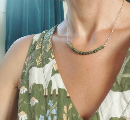 Jade bead Necklace