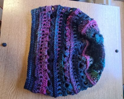 Crochet slouch hat