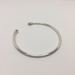Sterling silver open bangle