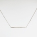 Sterling silver bar necklace  