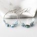 Larimar Sea Blue Sterling Silver Earrings