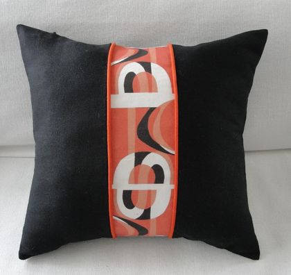 'Orange Jazz' cushion