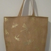 Fashion Tote Bag - Hessian with Calico lining.