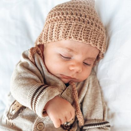Merino Baby Bonnet - Newborn