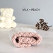 Childs Cotton Washcloth - MILK + PEACH