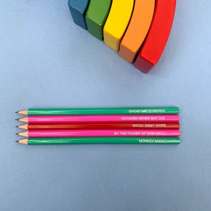 Totally Rad 80s Culture Pencils