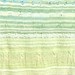 Handknit: soft green cuddly rug