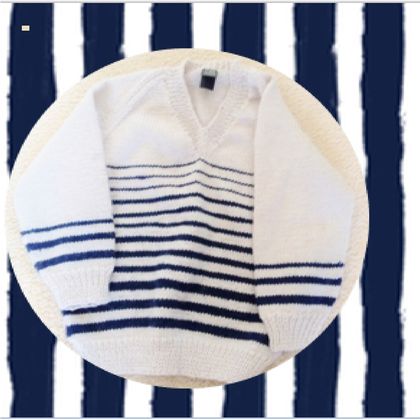 Navy Stripes - child's jersey