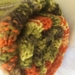 Handknit: Autumn Shades cuddly rug