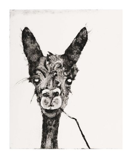 Fine Art Print - Llama / Alpaca - Quirky Lamoid 1