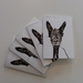 Greeting Cards (5 Pack - 1 Free) - Llama/Alpaca - Quirky Lamoid 1