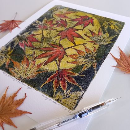 Fine Art Print - Autumn Maple Leaves