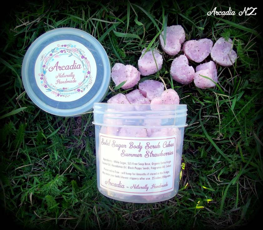 Pink sugar scrub for best sale baby shower