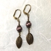 Pickford Burgundy Earrings