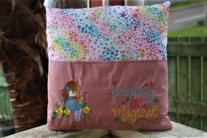 KARLEE AND AMY THE MOUSE STORYBOOK CUSHION