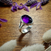 Handmade Faceted Amethyst Ring