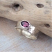 Handmade Dark Rubalite (Pink Tourmaline) Ring