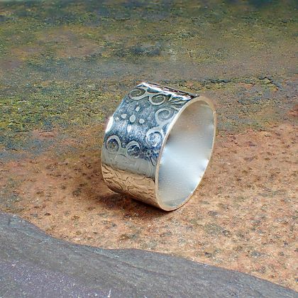 Handmade Silver Mandala Ring
